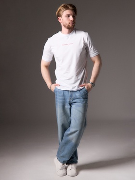 Футболка мужская KAFTAN Russian style, размер 48, белая 10892247