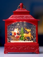 Фигура светодиодная «Упряжка» 5.5×14×19.5 см, от батареек 3хААА, музыка, USB, свечение тёплое белое - Фото 4