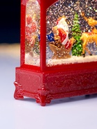 Фигура светодиодная «Упряжка» 5.5×14×19.5 см, от батареек 3хААА, музыка, USB, свечение тёплое белое - Фото 5