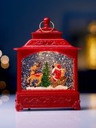 Фигура светодиодная «Упряжка» 5.5×14×19.5 см, от батареек 3хААА, музыка, USB, свечение тёплое белое - Фото 6