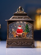 Фигура светодиодная «Дед Мороз» 5.5×14×19.5 см, от батареек 3хААА, музыка, USB, свечение тёплое белое - Фото 6