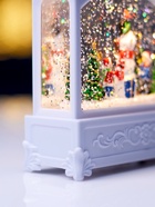 Светодиодная фигура «Снеговик» 5.5×14×19.5 см, от батареек 3хААА, музыка, USB, свечение тёплое белое - Фото 5
