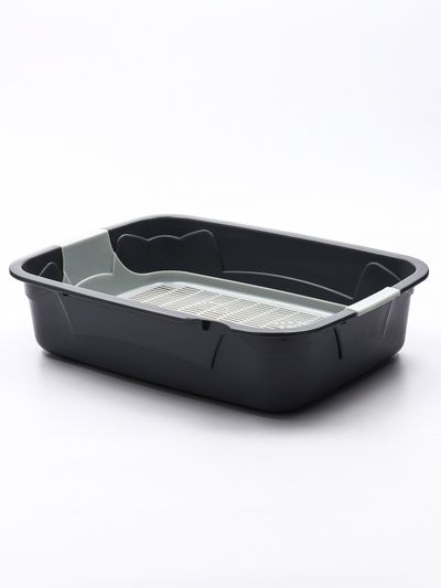 УЦЕНКА Туалет с сеткой, 45х34х15 см, серый