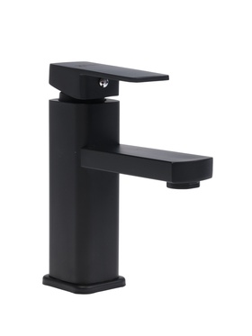 {{photo.Alt || photo.Description || 'УЦЕНКА Смеситель для раковины ZEIN Z3715, однорычажный, длина излива 12 см, пластик, чёрный 993202'}}