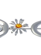 УЦЕНКА Часы настенные интерьерные «Стальные Перья», серия: Ажур, бесшумные, плавный ход, d=69 см, от батарейки 1хАА 10926373