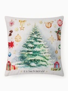 Подушка декоративная новогодняя «Этель. Time to decorate», 40×40 см, велюр - фото 53417731