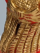 Копилка для денег «Лошадка с ромашкой», гипс, 28×17×21 см, красный с золотом - фото 54806668