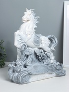 Фигура гипс «Конь огненный», 40.5×36×15 см, антик - фото 53767609