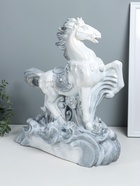 Фигура гипс «Конь огненный», 40.5×36×15 см, антик - фото 53767610