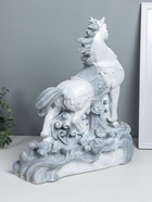 Фигура гипс «Конь огненный», 40.5×36×15 см, антик - фото 53767611