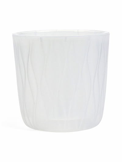 Кашпо для цветов Desert, 2.3 л, d=15.7 см, h=15.2 см, пластиковое, со вставкой, прозрачное