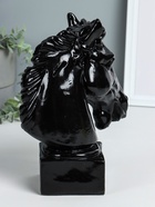 Копилка для денег «Голова коня», гипс, 25 см, чёрный 10895776 - фото 17005190