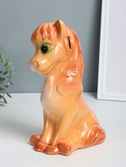 Копилка для денег «Лошадка веселая», гипс, 27 см, коричневый - Фото 3