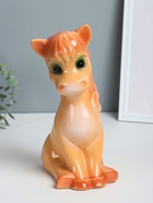 Копилка для денег «Лошадка веселая», гипс, 27 см, коричневый - Фото 4