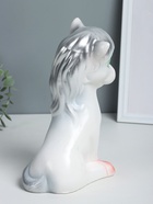 Копилка для денег «Лошадка веселая», гипс, белый, 27 см - Фото 5