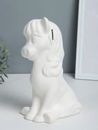 Копилка для денег «Лошадка веселая», гипс, 27 см, натуральный, под роспись - Фото 3