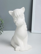 Копилка для денег «Лошадка веселая», гипс, 27 см, натуральный, под роспись - Фото 4