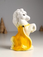 Копилка для денег «Лошадка с попоной», гипс, 25 см, белый МИКС - фото 7538460