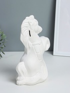 Копилка для денег «Лошадка с попоной», гипс, 25 см, натуральный, под роспись - Фото 6