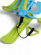 Снегокат, лимонный, голубой, ТСП/ГЛ Nika Kids 10878342 - фото 842590