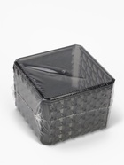 УЦЕНКА Органайзер с крышкой 1секц Black Secret 9.5×9.5×7 см чёрн пакет вклад QF 10926579