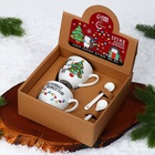 УЦЕНКА Набор новогодний «Ежик»: 2 кружки по 180 мл, 2 ложки - Фото 11