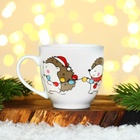 УЦЕНКА Набор новогодний «Ежик»: 2 кружки по 180 мл, 2 ложки - Фото 10