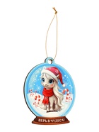 Подвеска новогодняя деревянная «Лошадка. Верь в чудеса!» - Фото 3