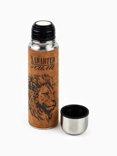 Подарочный набор «Характер и сила», термос 500 мл, кружка 2 шт.