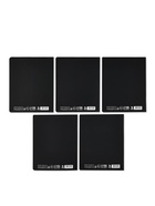 Тетради в клетку, 48 л., набор из 5 шт., блок №1«Просто черная тетрадь» софт-тач, уф-лак - Фото 5