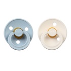 УЦЕНКА Набор ортодонтических пустышек, 2 шт., +6мес., латекс, для мальчика 10926733