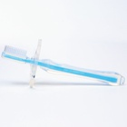 УЦЕНКА Прорезыватель - зубная щетка для малышей, с ограничителем, цвет голубой, Крошка Я - Фото 1