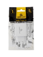 Зарядное устройство Cablexpert MP3A-PC-56, 5Вт, 1А, 1хUSB, белый, пакет - фото 809339179