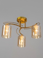 Люстра 1084/3GD 40 Вт Е27 золото BayerLux - фото 809282927