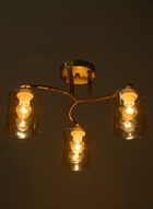 Люстра 1084/3GD 40 Вт Е27 золото BayerLux - фото 809282928