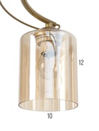 Люстра 1084/3GD 40 Вт Е27 золото BayerLux - фото 809282931