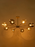 Люстра «Мурано» 8хЕ27 60 Вт золото дымчатый BayerLux - фото 809282936