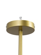 Люстра «Мурано» 8хЕ27 60 Вт золото дымчатый BayerLux - фото 809282938