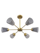 Люстра «Мурано» 6хЕ27 60 Вт белый золото BayerLux - Фото 1