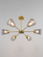 Люстра «Мурано» 6хЕ27 60 Вт белый золото BayerLux - Фото 2