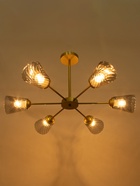 Люстра «Мурано» 6хЕ27 60 Вт белый золото BayerLux - Фото 3