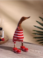 УЦЕНКА Сувенир «Утка в купальнике» дерево 27 см 10926759