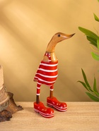 УЦЕНКА Сувенир «Утка в купальнике» дерево 27 см 10926759