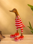 УЦЕНКА Сувенир «Утка в купальнике» дерево 27 см 10926759