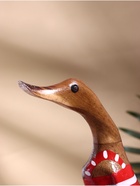 УЦЕНКА Сувенир «Утка в купальнике» дерево 27 см 10926759