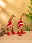 УЦЕНКА Сувенир «Утка в купальнике» дерево 27 см 10926759