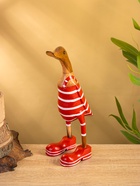 УЦЕНКА Сувенир «Утка в купальнике» дерево 27 см 10926759