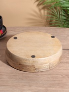 УЦЕНКА Блюдо «Желтые и синие цветы» дерево манго 25.5×25.5×6 см 10926762