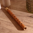 УЦЕНКА Сувенирный музыкальный инструмент бамбук «Флейта» 30×2.5×2.5 см 10926763