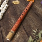 УЦЕНКА Сувенирный музыкальный инструмент бамбук «Флейта» 30×2.5×2.5 см 10926763